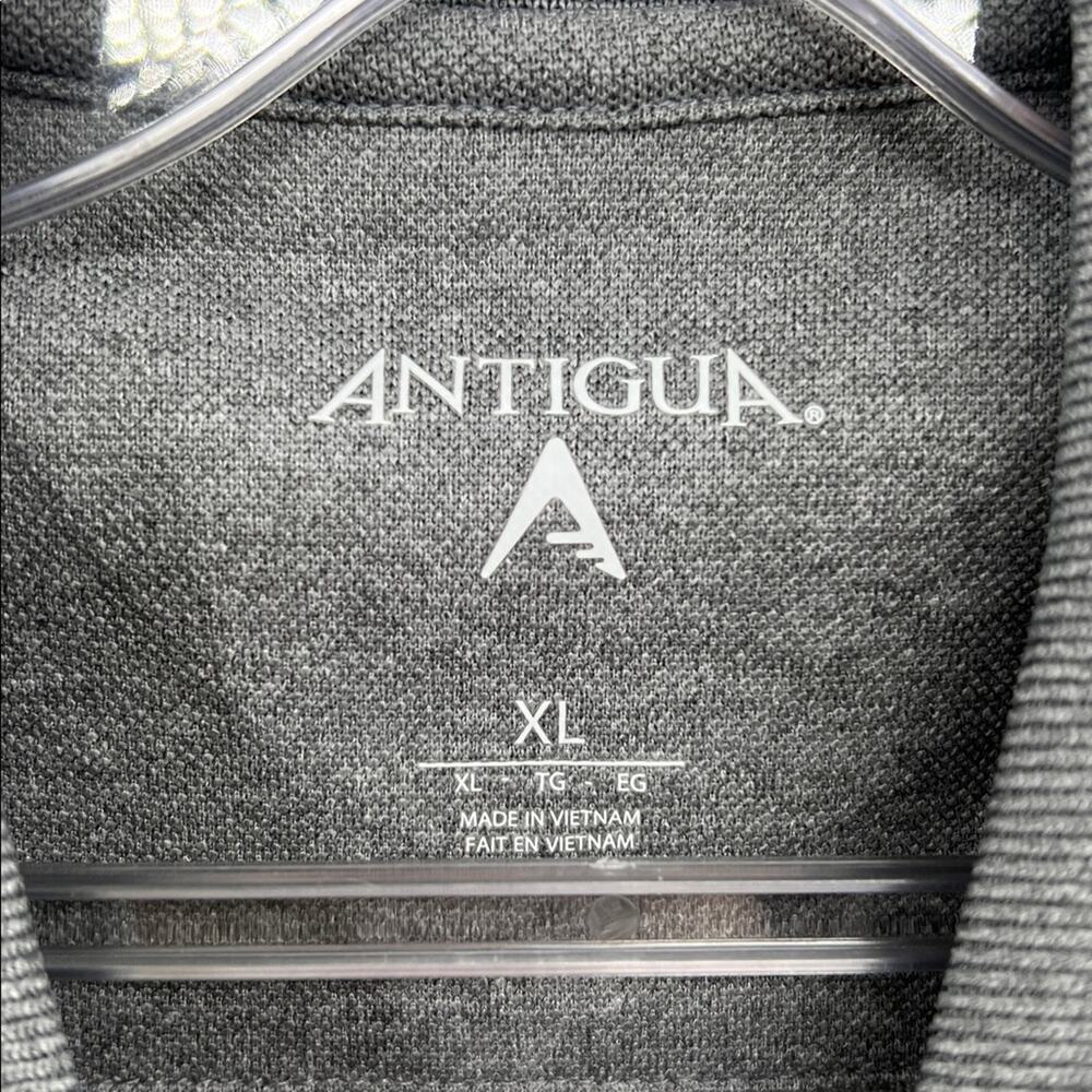 New York Yankees Antigua Men's Short Sleeve Performance Polo - Gray - XL - Picture 5 of 7